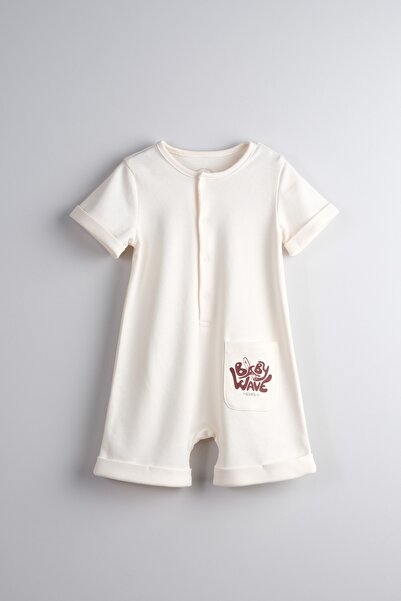 Bondberro 100% Cotton Printed and Pocket Detailed Baby and Kids Jumpsuit