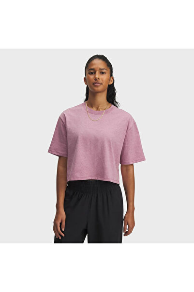 Under Armour Rival Women's Pink Polo Neck T-Shirt