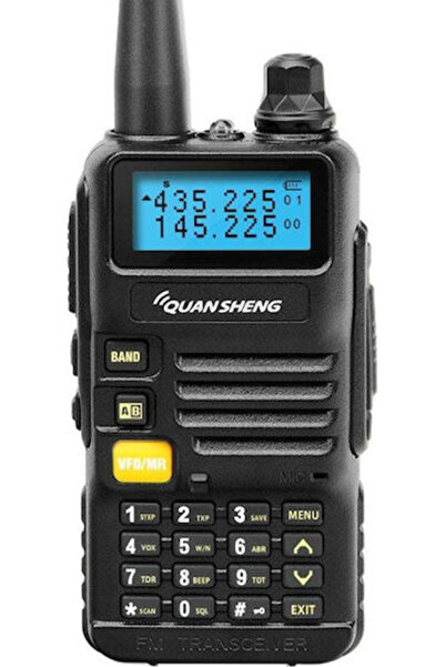 QUANSHENG TG-UVR50 Ασύρματος Πομποδέκτης UHF/VHF 6W