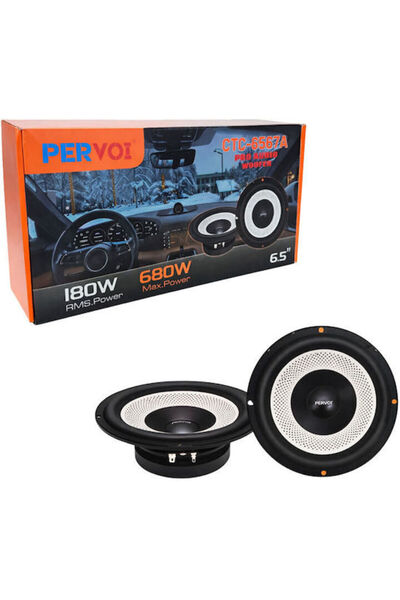 PERVOİ Σετ Ηχείων Αυτοκινήτου 6.5 " με 180W RMS (2 Δρόμων) Κωδικός: CTC-6567A