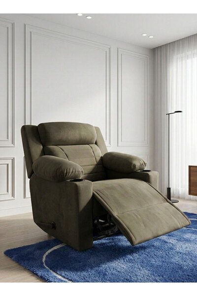 Medical Sleep Flex | Rocking & Rotating Relaxing Recliner Chair with Cups Hol...