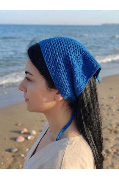 Meyra Home Bohemian Triangle Bandana Blue