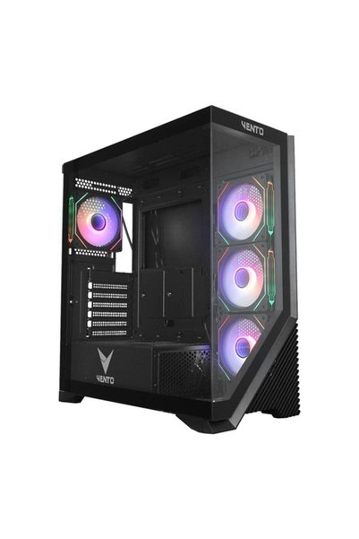 Universal Vento 750w 80+ bronze vg4202fla gaming e-atx pc case with 360mm coo...