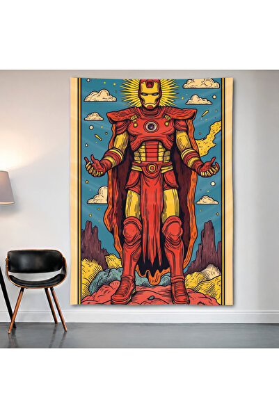 Geek Cultcha Iron Man Vintage Comic Wall Covering Wall Tapestry First Quality...