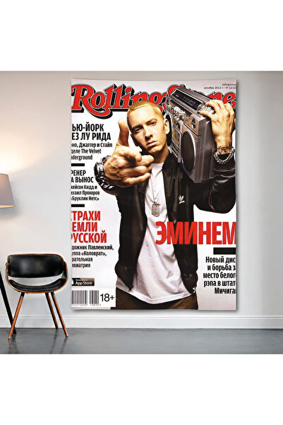 Geek Cultcha Rolling Stone – Eminem Wall Covering Wall Tapestry First Quality...