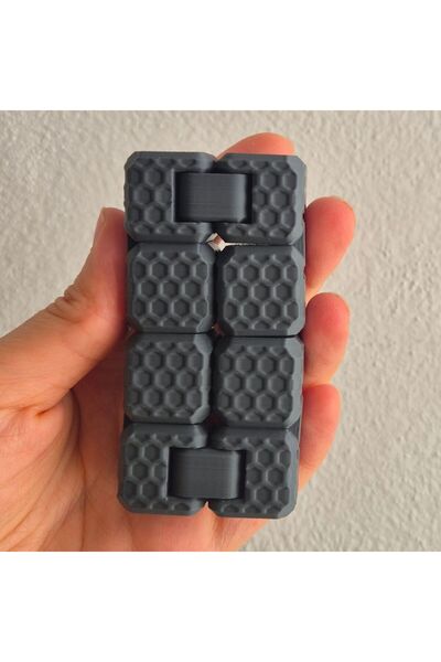 3DAtölyeMaker Foldable Infinite Stress Cube Gray (Extra Durable)