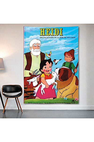 Geek Cultcha Heidi Classic Cartoon Wall Covering Wall Tapestry First Quality ...