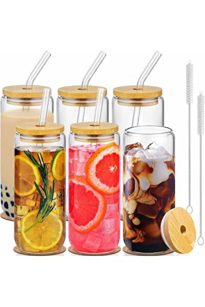 İdeas4comfort Set de 6 Ideas4Comfort ®   Pahare din sticlă borosilicată cu ca...