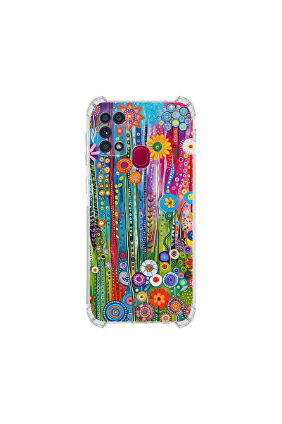 PrintiFy Samsung Galaxy M31 ile Uyumlu Düşlerin Dansı Serisi Folklorik Bahçe ...