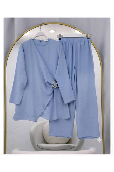 EC MODA Hira Side Buckle Detailed Trouser Suit