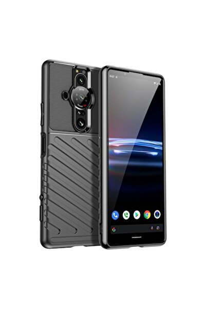 Thunder Husă protecție pentru Sony Xperia Pro-I, neagră