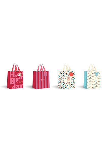 OEM Punga cadou INTERDRUK Party, medie (sacosa cadou), 26,5x33x13 cm, mix mod...
