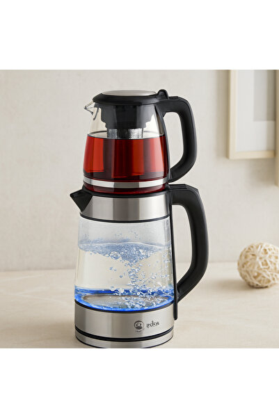 magicool 2-in-1 Electric Tea Maker and Kettle 2L+1.2L Steel