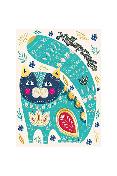 HENRY Felicitare aniversara B6 multicolor 12.5x17.8cm