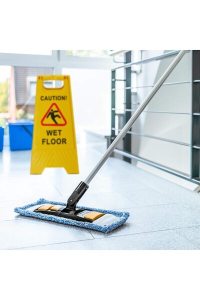 festive Caution Wet Floor Sign Heavy Duty Safety Warning Signs, Reflective Sl...
