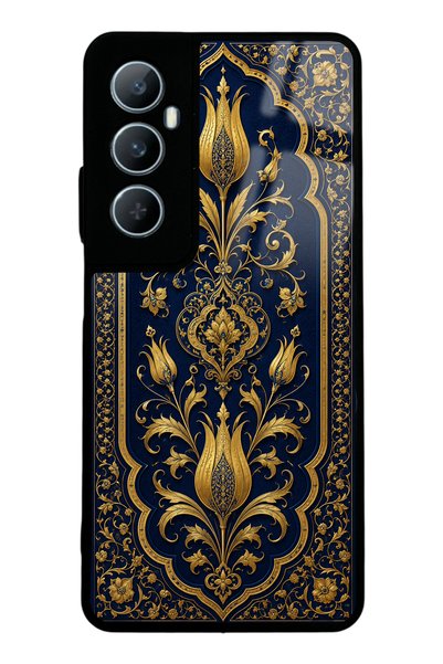Spoyi Realme C65 Sapphire Ottoman Gold Design Glossy Phone Case