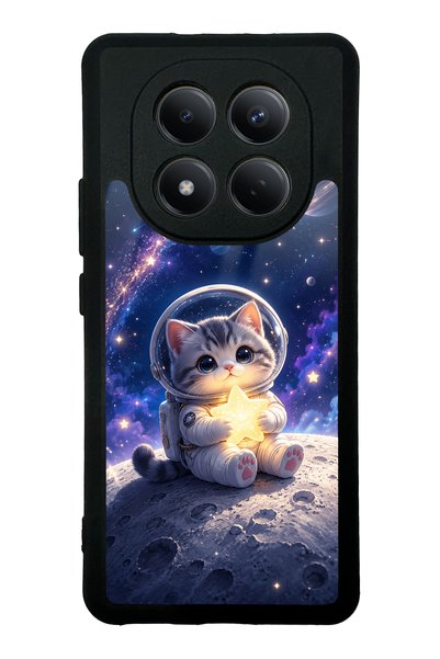 Spoyi Xiaomi Redmi Note 15 4g Starlight Space Kitty Design Glossy Phone Case