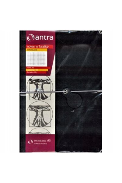 Antra Caiet de desen, Antra, Hartie, A5, 145 x 210 mm, Negru