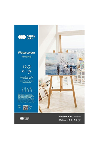 GDD Happy Color ART bloc acuarelă A3 10 coli 250 g