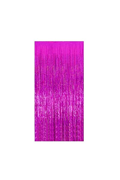 Baloane Vesele Perdea Decorativa Petrecere Roz Fuchsia 100x200 cm. ACC1-55
