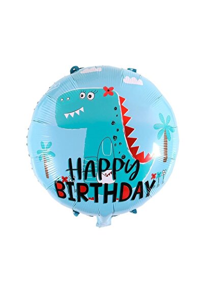 Baloane Vesele Balon Folie Dino Happy Birthday 45 cm BL228