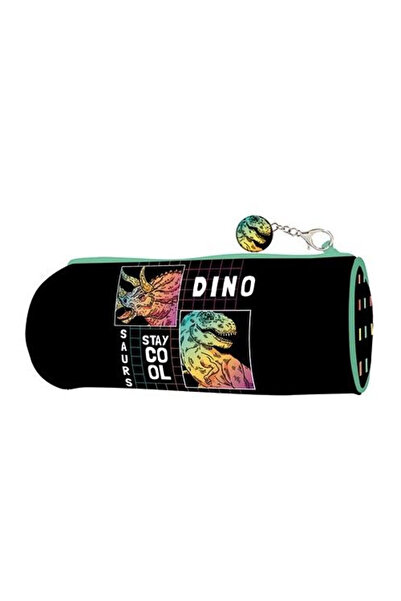 Beniamin , penar tubular din poliester cu un compartiment si fermoar, Dino, m...