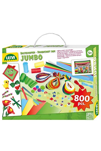 LENA Trusa creatii handmade Jumbo cu 800 accesorii incluse