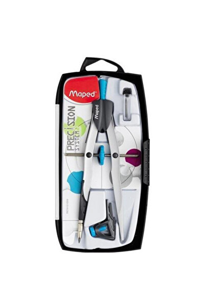 Maped Compas Precision, cu varf grafit si rezerve, R max 300 mm, multicolor, ...