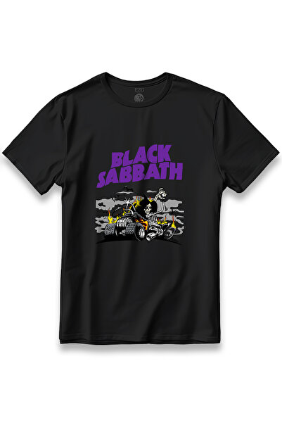 EZG Business Μπλουζάκι Black Sabbath BLACKSABBATH με στάμπα, Unisex, 100% βαμ...