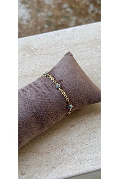 KAD COLLECTION Mini Evil Eye Bead Bracelet