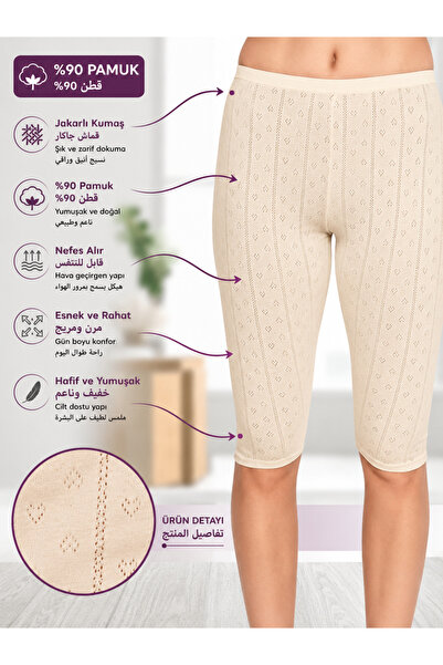 Altınay 90% bumbac Pantaloni scurți pentru femei, până la genunchi, pantaloni...