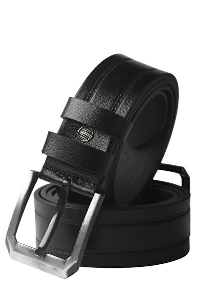 Rizz up Black 100% Genuine Leather Men's Sports Belt – Easy-To-Shorten Origin...