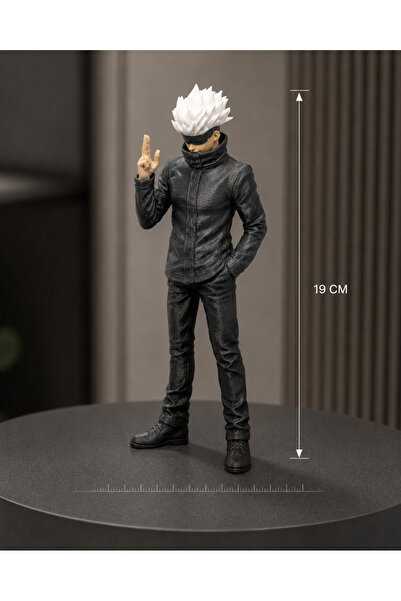 VRDCHLOE Satour Gojo Jujutsu Kaisen 3D Baskı Anime Figür Biblo