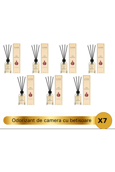Eau Dubai Set 7x Difuzoare cu Parfum Aromatic pentru Camera, EAU DUBAI, Silk ...