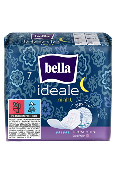 Bella Absorbante Igienice pentru Noapte - Ideale Night StayDrai Ultra Thin, 7...