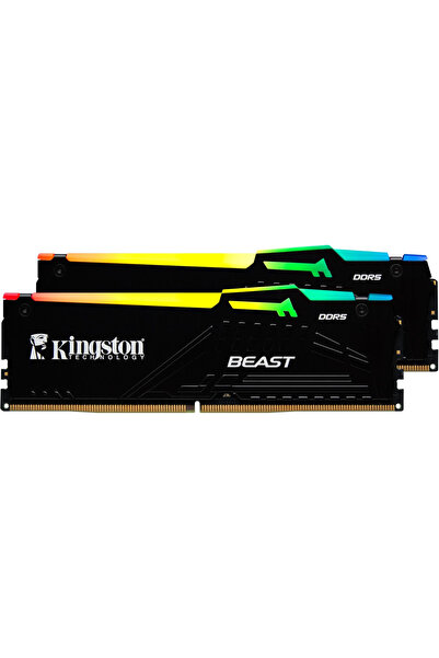 Kingston 16Gb (2X 8Gb) Ddr5 6000Mhz Cl36 Rgb Dual Kit Pc Ram Beast Expo Kf560...