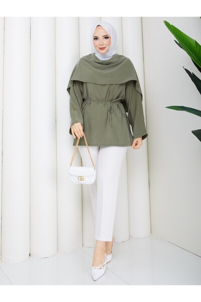 REMA BUTİK Tunic with Cape Detail