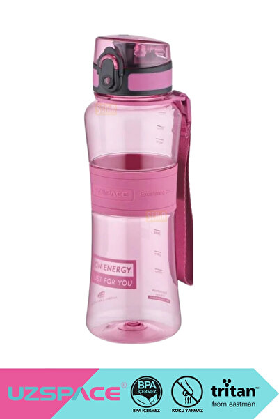 Uzspace 550ml New Collection Medium Size Silicone Body Tritan Water Bottle No...
