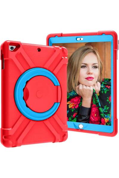 SIGLOO Husă Clamshell cu Suport Rotativ Antisoc pentru iPad 9.7 Air Air 2 201...