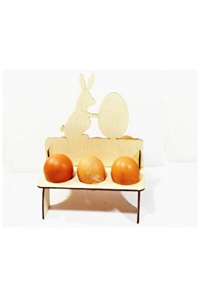 Galeria Hobby Figurina Galeria Hobby, iepure cu ou, suport lemn, multicolor, ...