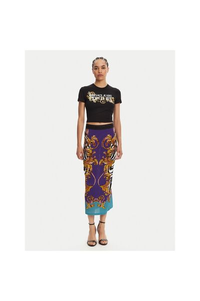 VERSACE JEANS COUTURE Tricou de damă 78HAHC05 CJ02C Negru