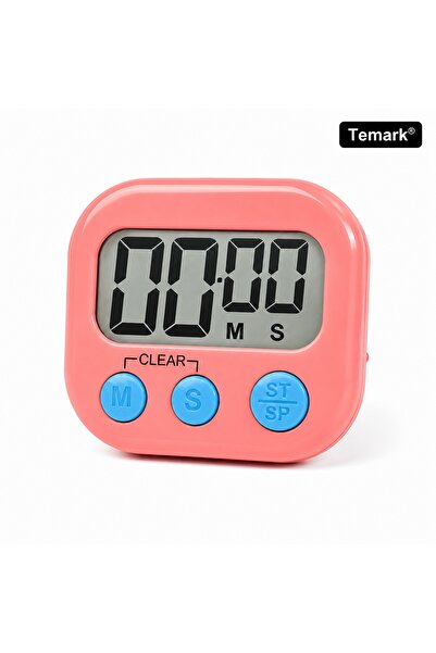 Temark Ψηφιακό χρονόμετρο κουζίνας TMK-CR-1, μαγνήτης, συναγερμός, οθόνη LCD,...