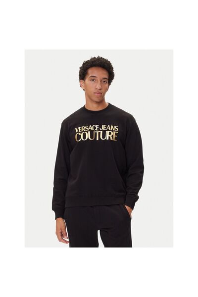 VERSACE JEANS COUTURE Ανδρική Μπλούζα 79GAIT05 CF01T Μαύρο