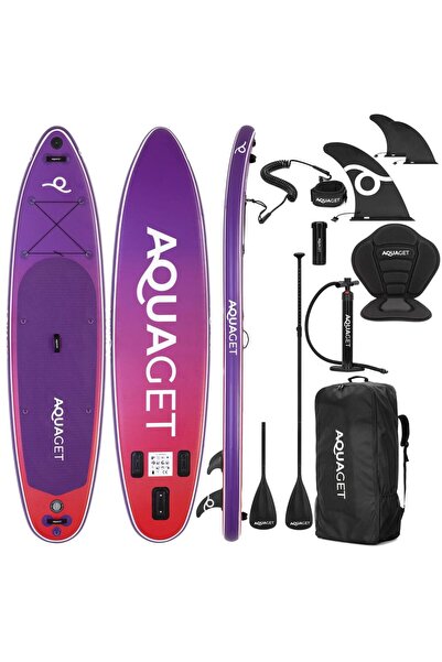 SERSIMO Set gonflabil Stand Up PaddleBoard 350x84x15 cm, cu pompă, scaun de c...