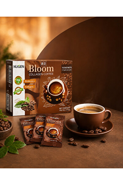 AG Nugen Bloom Collagen Original Coffee - Diet Coffee for Weight Loss 10 Sachets