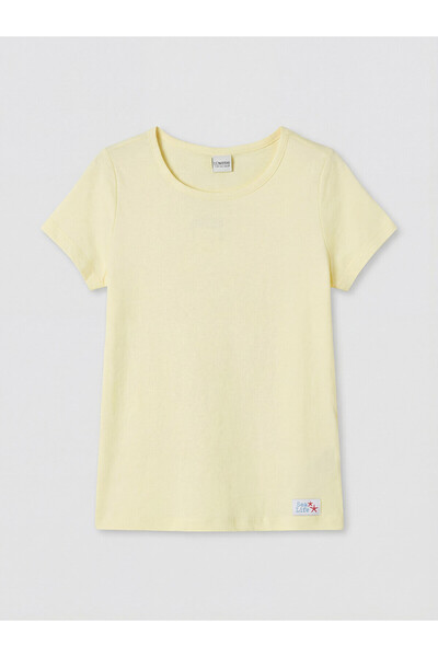 LC Waikiki Vizyon New Season Crew Neck Girls' T-Shirt