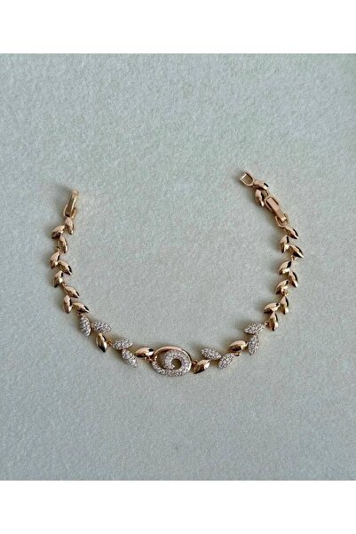 Haziran Accessory, Steel & Xuping Bracelet with Flower-Like Star-Shaped Stones