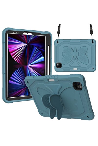 SIGLOO Husă Clamshell cu Suport Creion Stand Fluture Curea iPad Air 11 10.9 i...