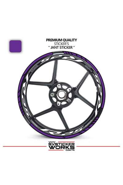 ARONA Yamaha r25 wheel rim sticker and interior text printed decal sticker mo...