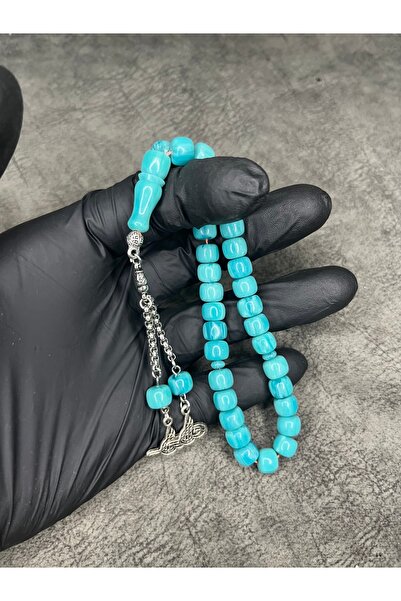 Mos Tespih High-End Hareli Ankle-Length Crimped Amber Prayer Beads